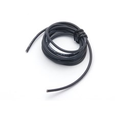 Kabel Silikon 20 AWG Schwarz 1m