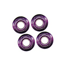 M4 Nyloc Wheel Nut - Purple (4 Stück) (Aluminium)