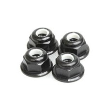 M4 Nyloc Wheel Nut - Black (4 Stück) (Aluminium)