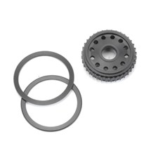 Ball Diff Pulley and Fences; 36T - Mi4LP (CNC)