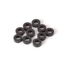 Black nylon washer 2mm (pk 10) (SPEED PACK)