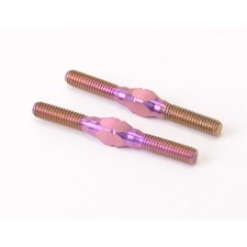 Titanium Turnbuckle; purple - 30mm (2 Stück)