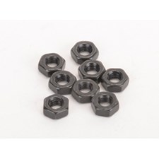 M3 Nut Black (8 Stück) (SPEED PACK) (Stahl)
