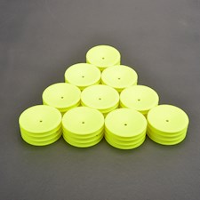 Wheel Front Med 2WD-Neon Yellow - 5pr