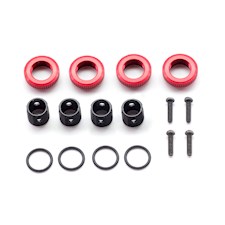 ALUMINUM BODY HEIGHT ADJUSTER (RED / 4pcs)