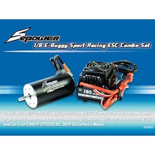 SPower 1/8 E-Buggy Sport Racing ESC Combo Set
