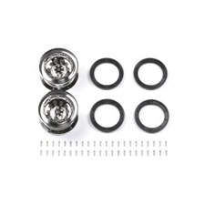 CR-01 40 Metal Plated Wheels 2pcs