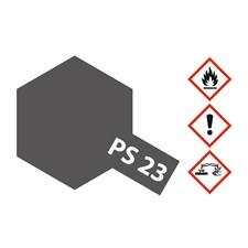 Sprühfarbe Polycarbonat (Lexan) PS-23 Gun Metal