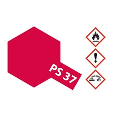 Sprühfarbe Polycarbonat (Lexan) PS-37 RotTransluscent