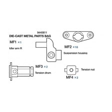 Die-Cast Metallteile-Beutel Panther G