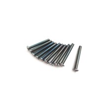 3x23mm HEX SCREW(BK.Ni.PLATED)(10pcs)