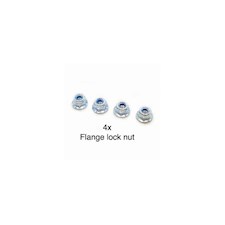 4 mm Flange Lock Nut(4 pcs.)
