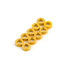ALUMINIUM SPACER 6x3x2MM (GOLD