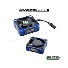 Whitz- HyperCool Aluminium Fan - 30mm - Cool Blue