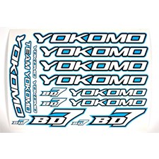 Yokokmo Onroad Racing Stickers - blue