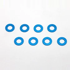 3 x 6 x 0,5 mm Aluminum Shim (8 Stück)
