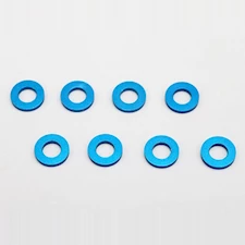 3 x 6 x 1,0 mm Aluminum Shim (8 Stück)