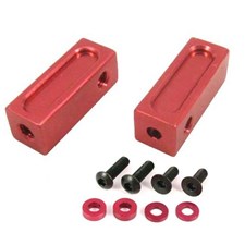 Servohalter Alu Rot