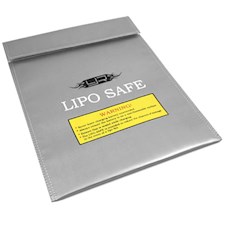 Akku Sicherheitstasche (LiPo Safe bag) gross Silber