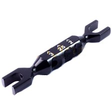 Spurstangenschlüssel 4 / 5 mm - mit Messfunktion - Schwarz