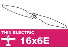 Elektro Luftschraube - fein - 16X6E