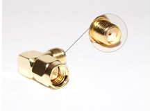 Antennen Adapter SMA Male zu SMA Female 90 Grad