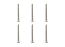 Titanschrauben M3 x 25mm - Innensechskant Linsenkopf - 6 St