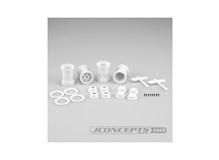 Tribute - 1/24 Monster Truck Wheel - White (pk4)