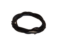 Kabel Silikon 30 AWG Schwarz 1m