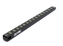 Stufenmesskeil für Fahrzueghöhe 3.8 - 7 mm, 0.2 mm Stufen Schwarz