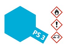 Sprühfarbe Polycarbonat (Lexan) PS-3 Hellblau