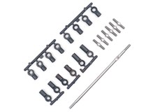 Gewindestangen L/R Set - Titan - Tamiya M-07